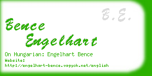 bence engelhart business card